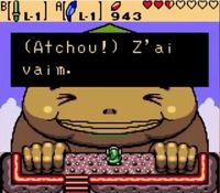 une photo d'Ã©cran de The Legend of Zelda - Oracle of Seasons sur Nintendo Game Boy Color